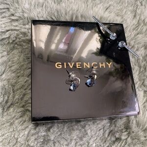 Givenchy Silver and Crystal Earrings